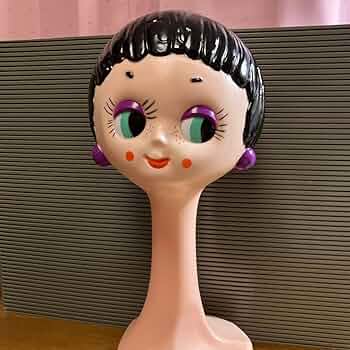 ヘッドマネキン ツィギー ツィッギー TWIGGY 店舗什器 帽子